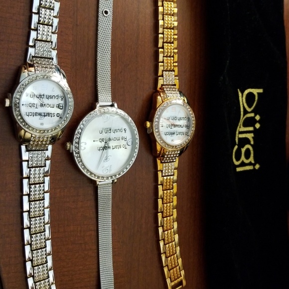 Three piece watch set. Burgi Brand new set. - Picture 1 of 4